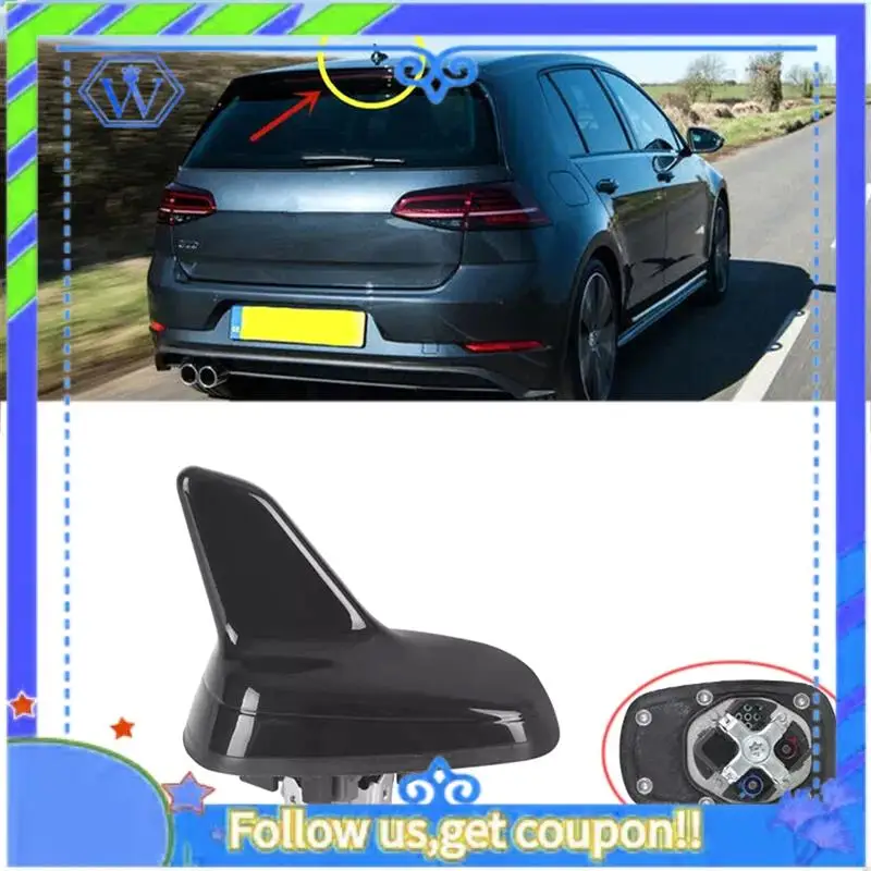 5Q0 035 507 هوائي زعانف القرش سقف هوائي لشركة فولكس فاجن أرتيون جولف 7 Sportsvan T-Roc 5Q0035507P 5Q0035507B5FQ #5
