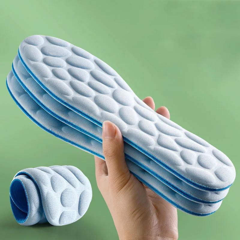 Soft Massage Breathable Insoles Sport Memory Foam Cushion Deodorant Pads Running Insole Man Women Arch Support Shoe Inserts