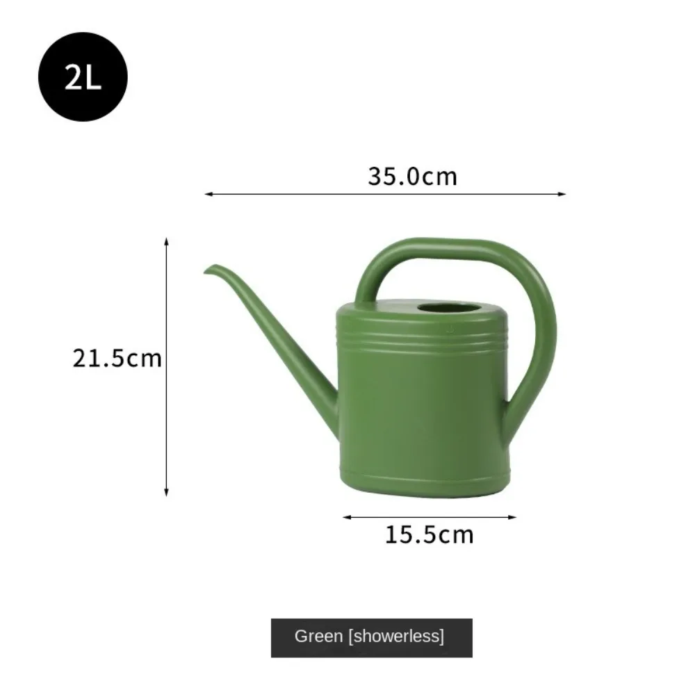 1L/2L Watering Can Pot Plastic Garden Plants Flower Spray Water Kettle Large Capacity Long Mouth Plants Sprinkler