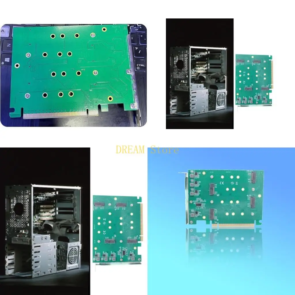 

Карта с несколькими портами PCIe Adapters включает набеги 0/1/10 Конфигурация и материнскую совместимость