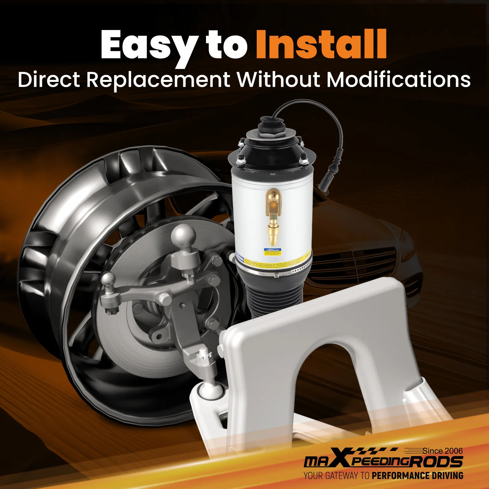 

Передняя левая пневматическая стойка подвески для Bentley Continental V8 W12 3W5616039