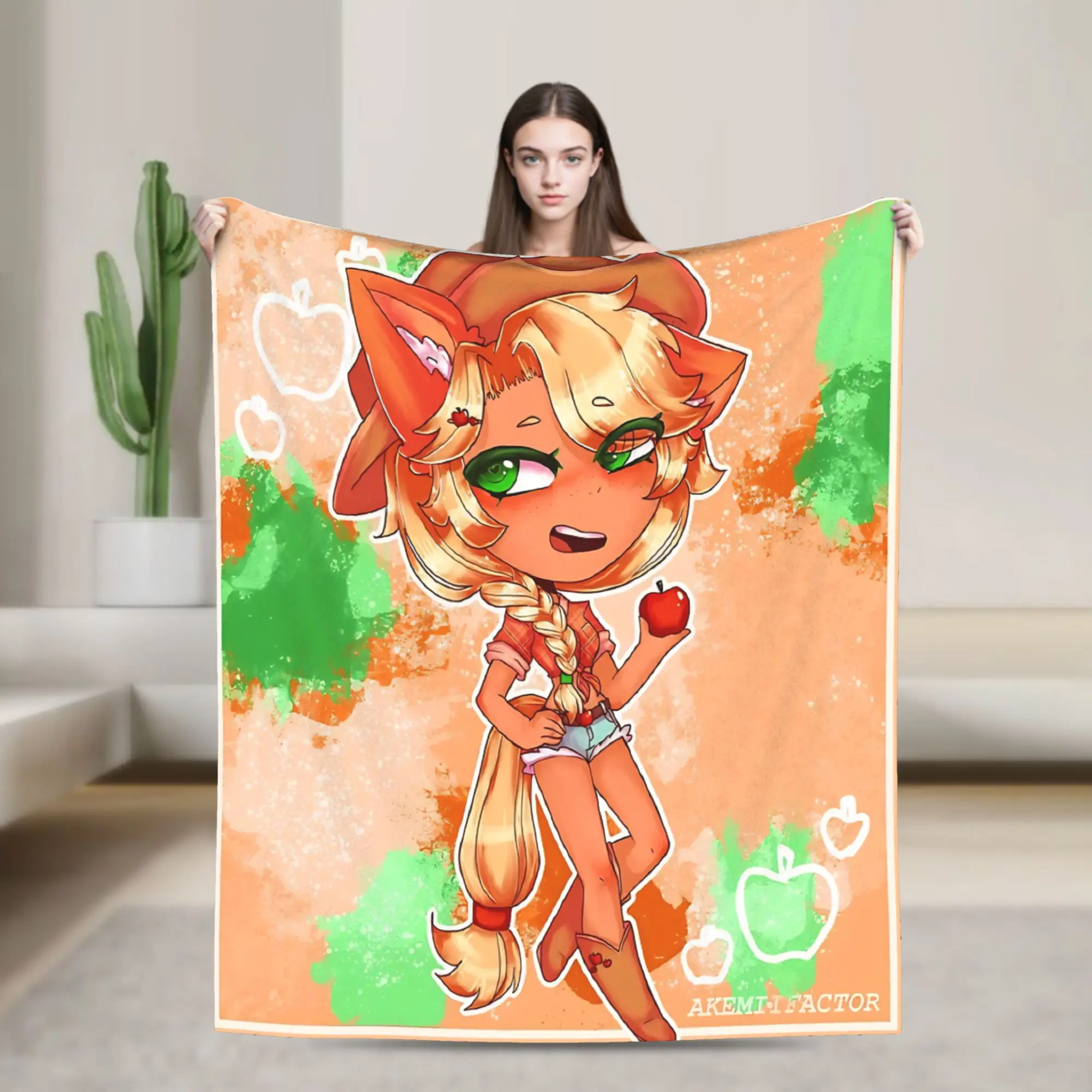 Trickcal Chibi Go Game Blanket Quality Warm Soft  Throw Blanket Winter Child Couch Chair Sofa Bed Street Trend Bedspread