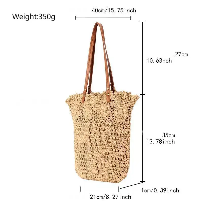 New Arrival Woven Bag,Summer Straw Bags,Lazy Style Women's Beach Bag,Satchel Single Shoulder Bag