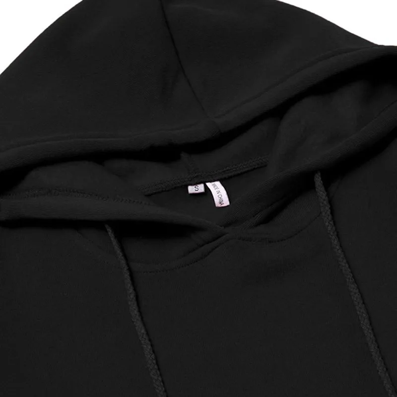 Women Knee-Length Pocket Dress Hooded Warm Sweat Shirt Long Sleeve Simple Casual Sport Clothes Fashion Workout Lounge Streetwear - Image 5