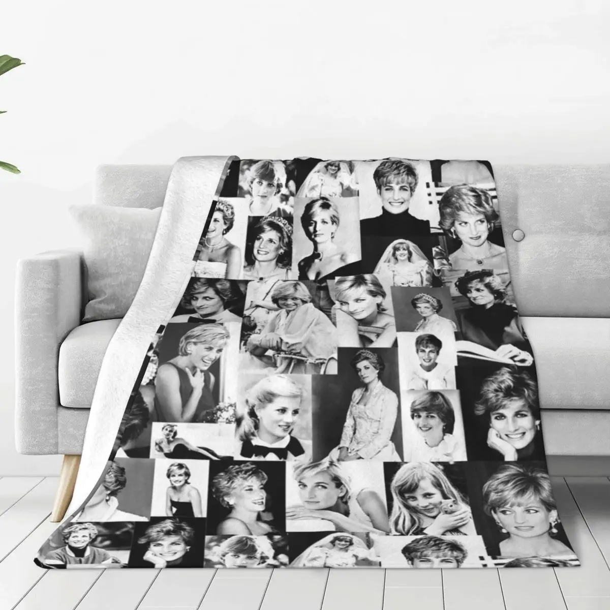 Lady Diana Blanket Flannel Warm Sofa Throw Blankets For Couch Bedding Office Throws Bedspread Quilt