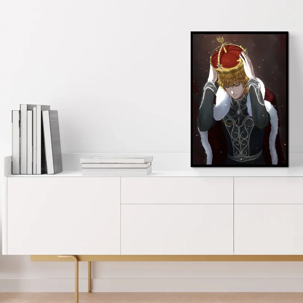 bilibili Legend of Galactic Heroes Anime Posters Sticky Whitepaper Sticker DIY Room Bar Cafe Kawaii Room Decor