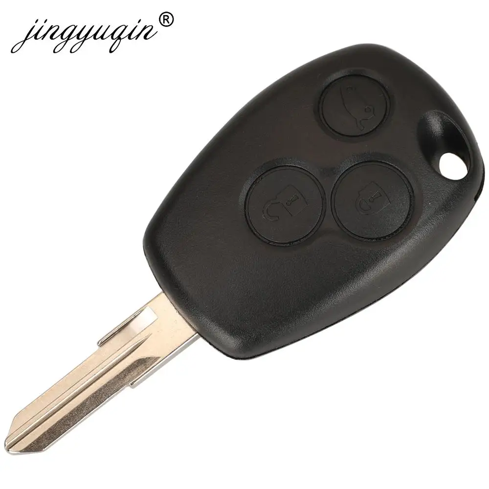 Jingyuqin 2 Bottoni Chiave A Distanza Dell'automobile Borsette Caso per Renault Megan Modus Clio Kangoo Logan Sandero Duster Opel Nissan Almera