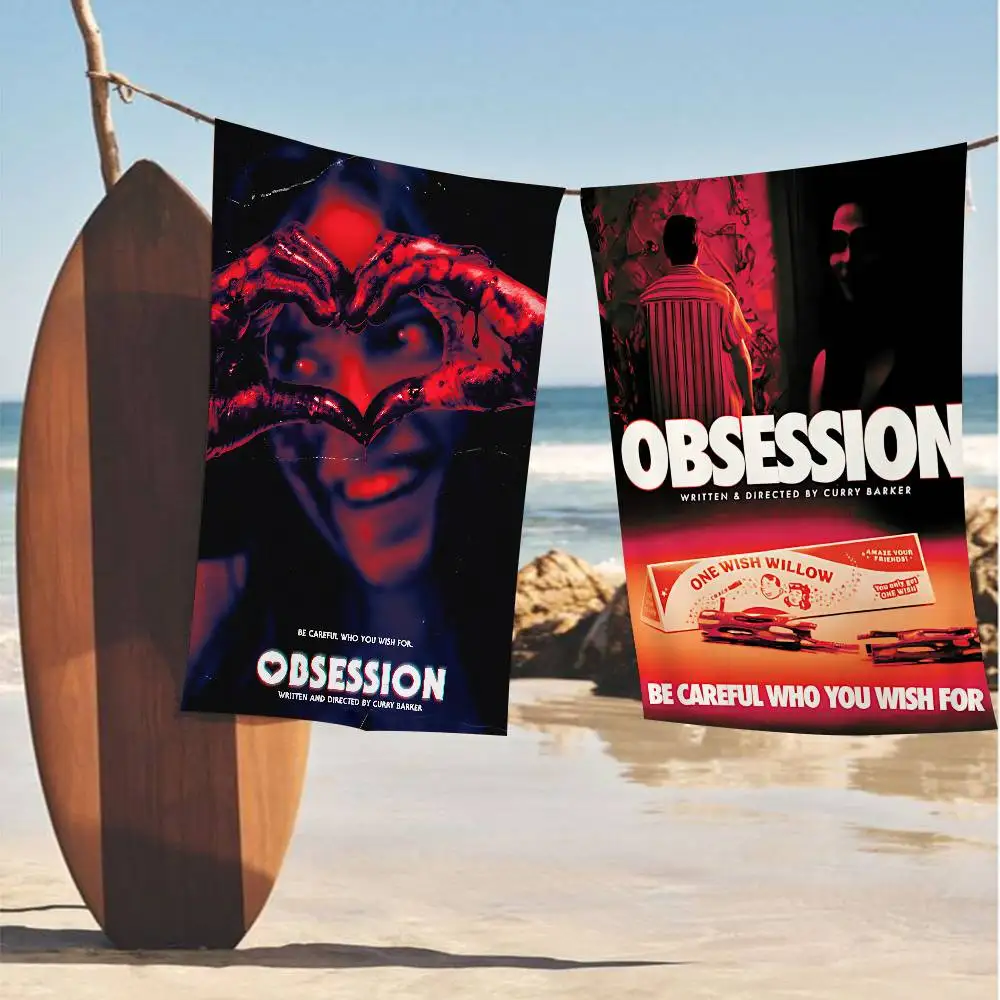 Horror Movie Obsession 2026 Microfiber Blanket Quick Drying Beach Towels Oversized Printing Super Absorbent Pool Towel Blanket