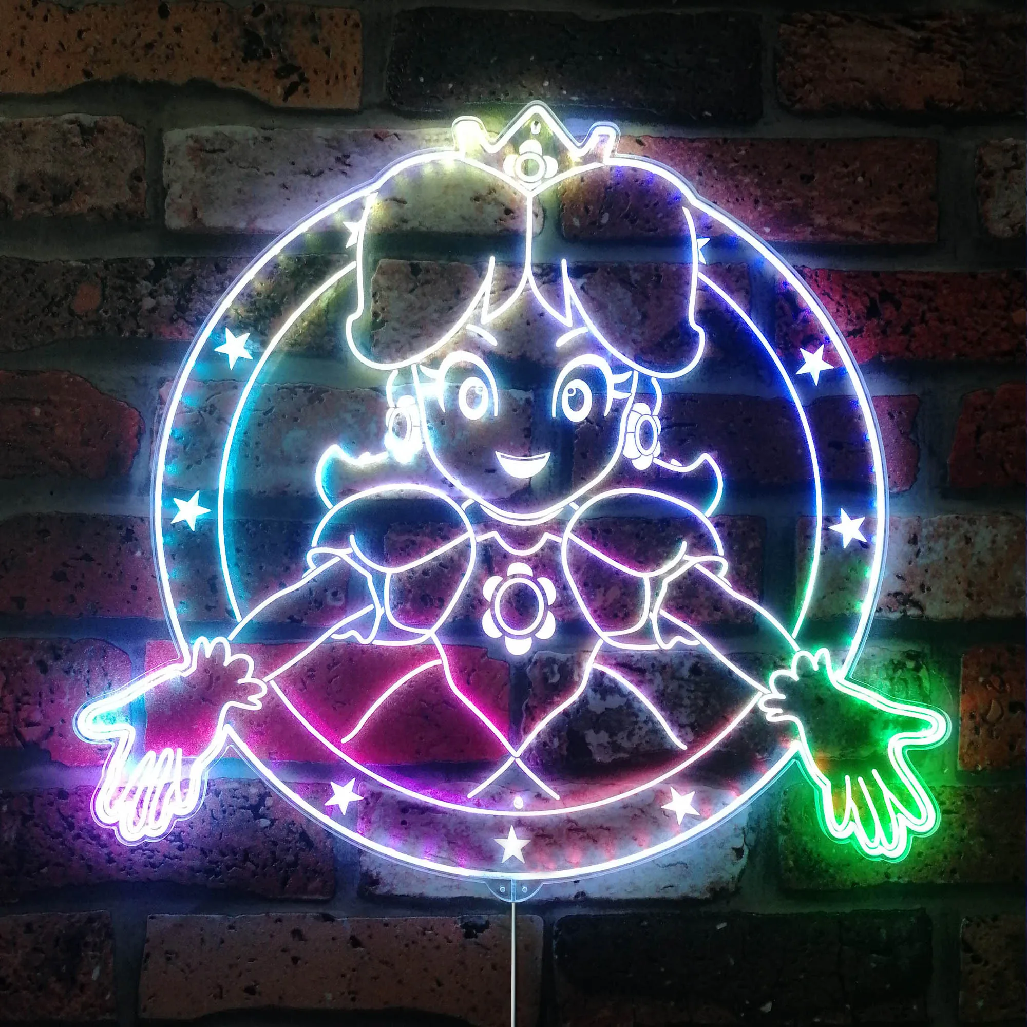 

Daisy Neon LED Sign, Gamer Night Light LED Sign, Game Room Neon Sign