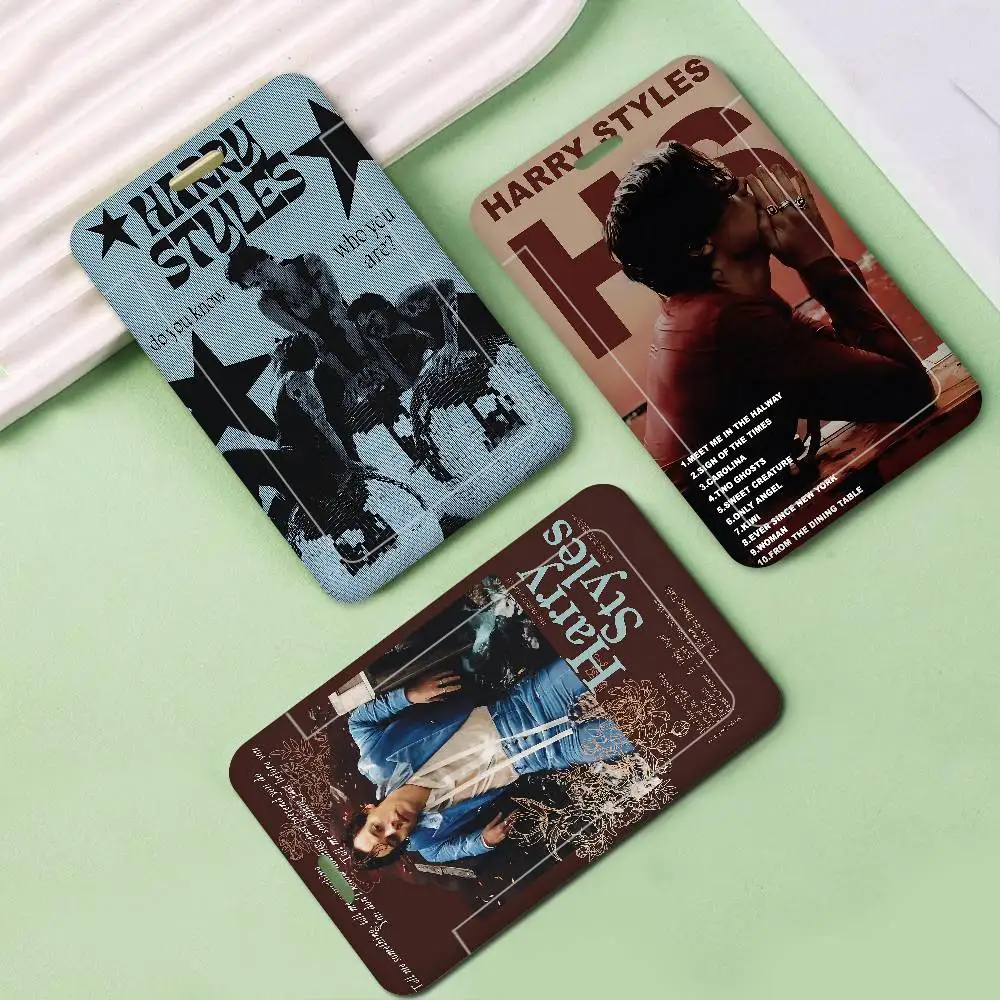 Singer H-Harrys S-Styles Badge Holder Lanyards Keychain Women New Cartoon Card Holders Neck Straps Student Credential For Gift