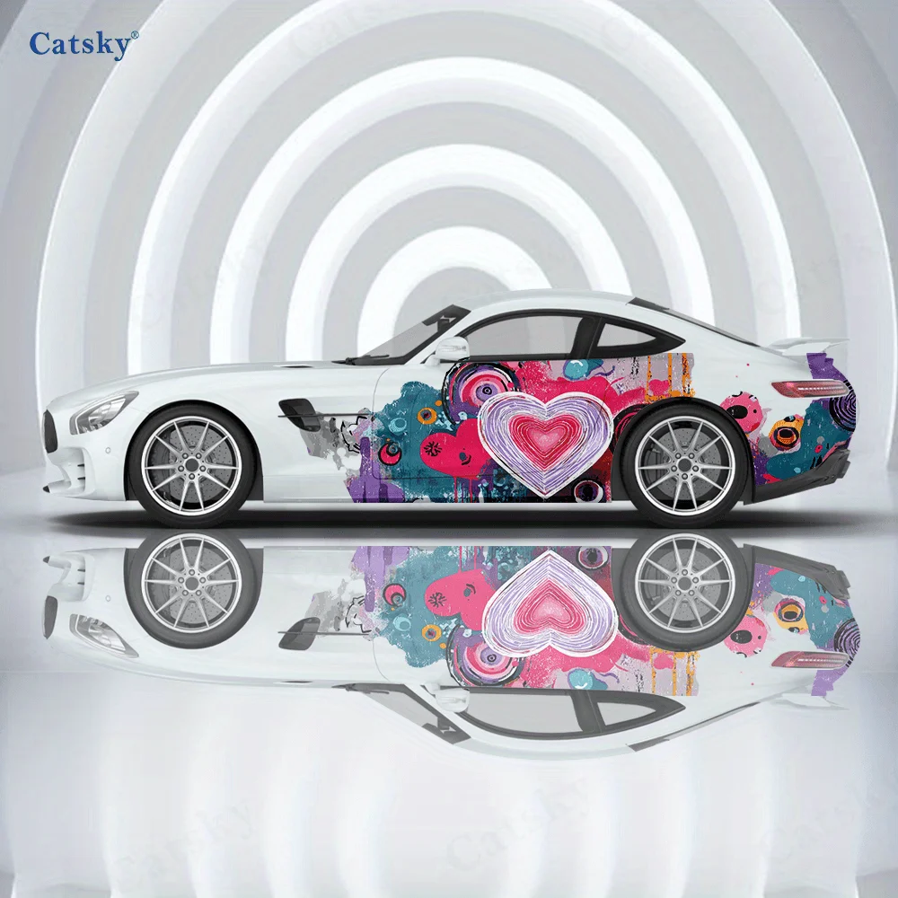 

Различные красочные виниловые наклейки для автомобиля «Любовь», самоклеящаяся наклейка из ПВХ, подходит для грузовиков, внедорожников, украшения, автоаксессуары, подарок