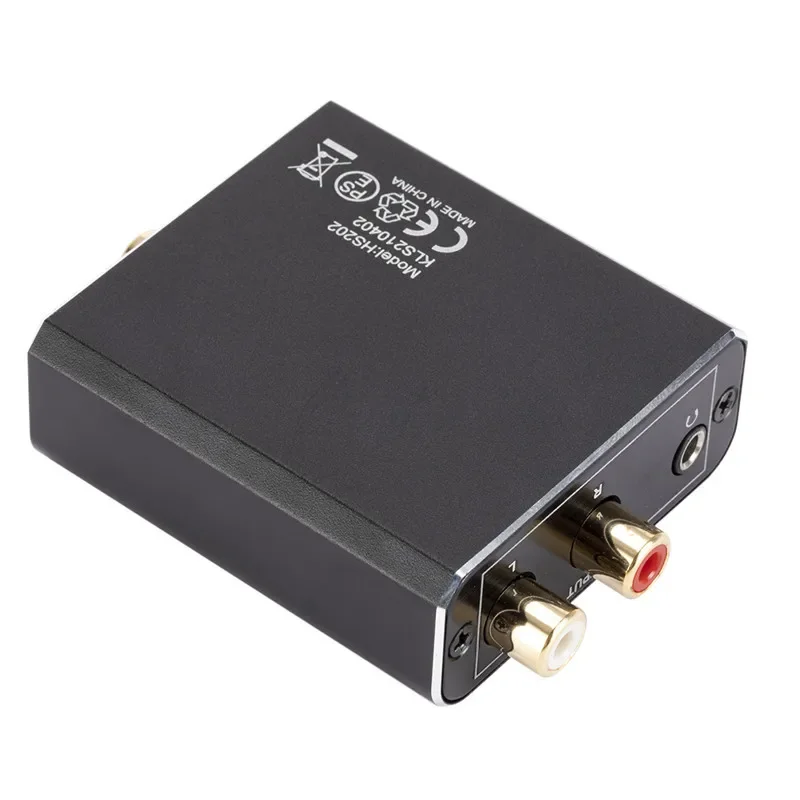 DAC Digital To Analog Converter Optical Coaxial Fiber SPDIF To RCA 3.5mm Jack Audio Adapter