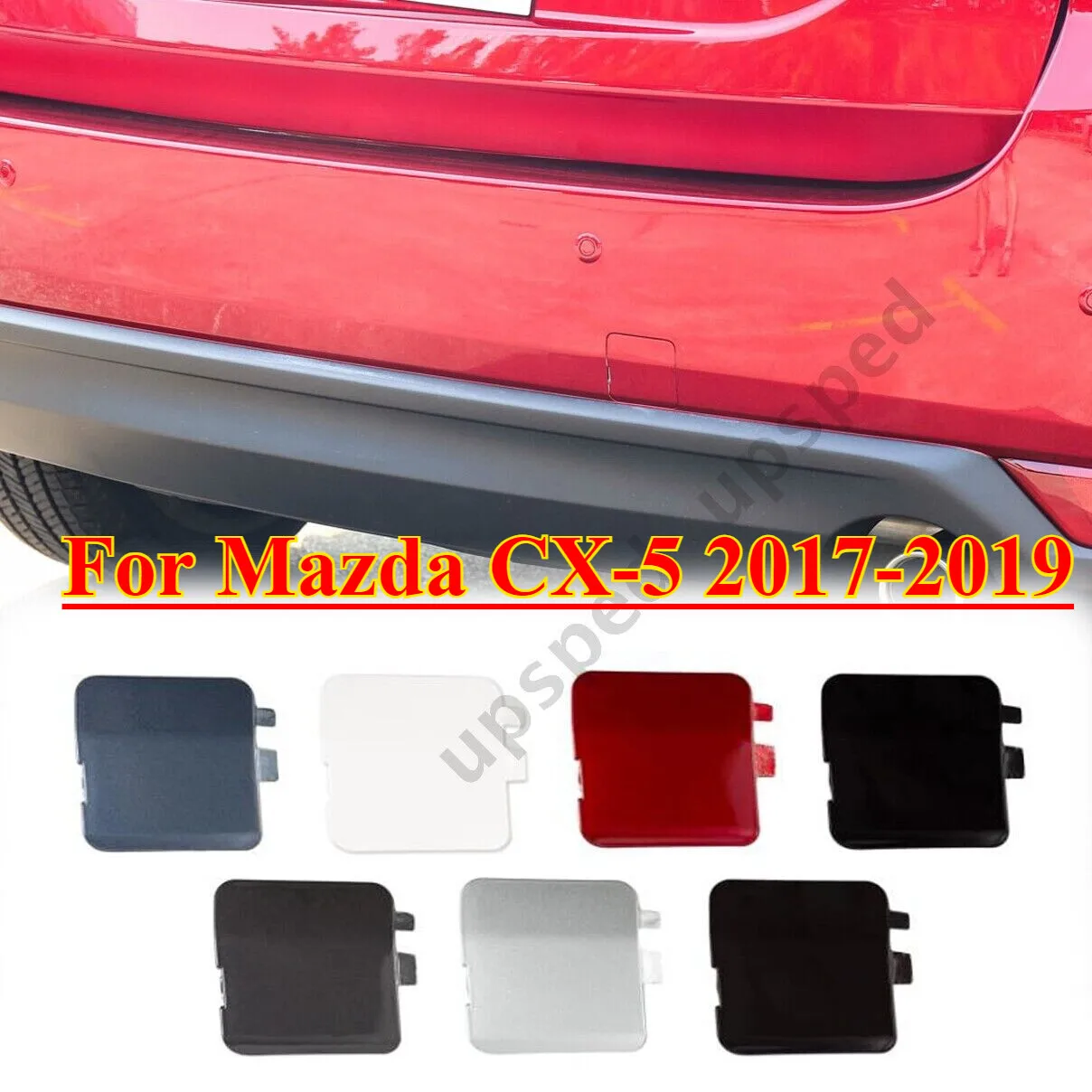 

Rear Bumper Tow Hook Cover Towing Eye Cap For Mazda CX-5 2017-2019 KB8A50EK1BB