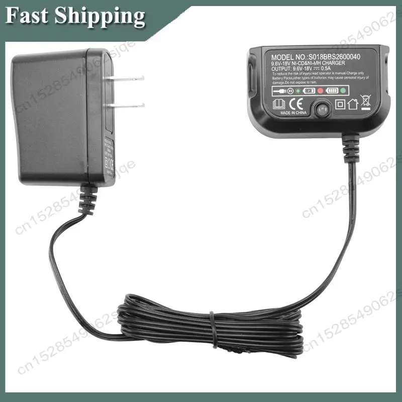 -ABKM Replacement Charger For Black &Decker 9.6V-18V A12 A12-X HPB18 HPB14 HPB12 HPB96 NI-CD NI-MH Battery Charger US Plug
