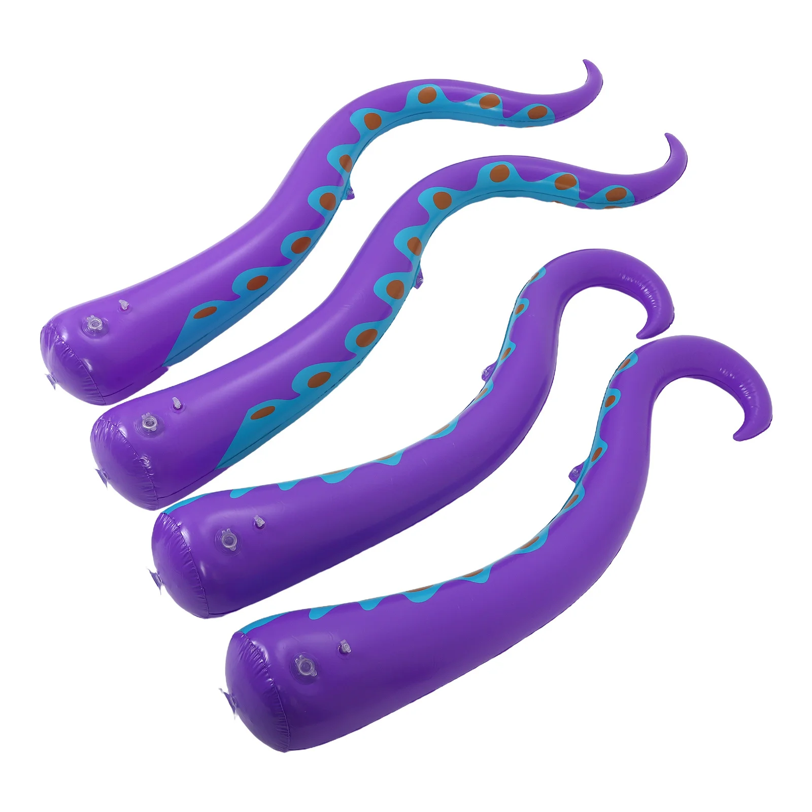 4 قطعة مخالب الأخطبوط القابلة للنفخ لوازم حفلات الهالوين تفجير نافذة الزينة قابلة لإعادة الاستخدام المحيط موضوع نافذة الزينة #1