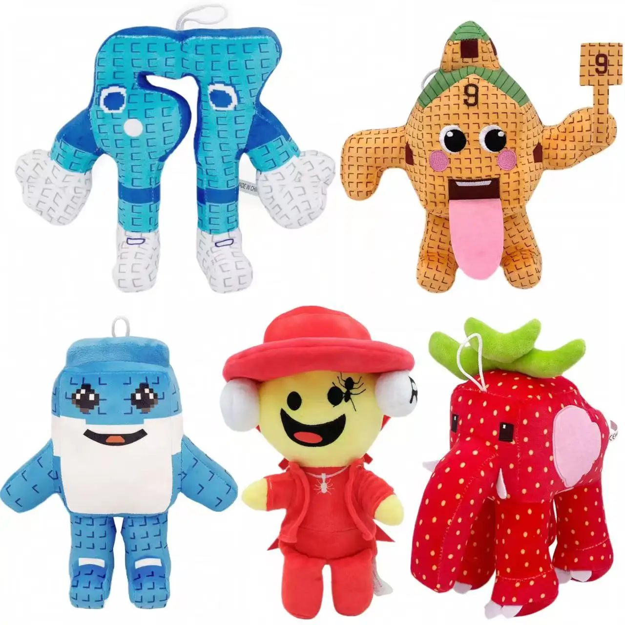 Steal A Brainrot Esok Sekolah Plush Hot Game Peripheral Plushie Cute Cartoon No. 9 House Stuffed Doll Toy Gamer Fans Gift