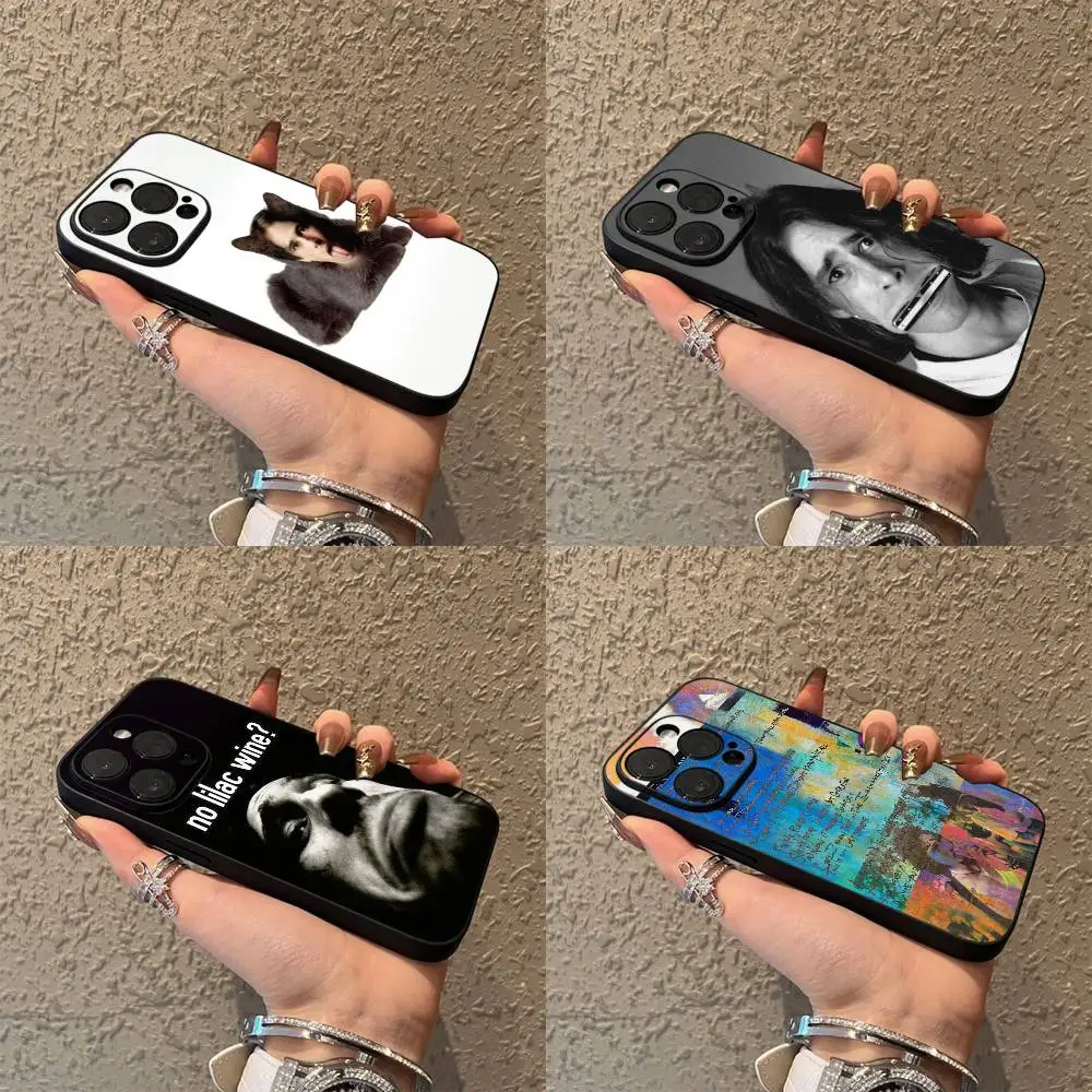 

Funny J-Jeff Buckley Phone Case For iPhone 17,16,15,14,13,12,Pro,Max,Plus,E,SE4,Air,Mini Black Soft Box
