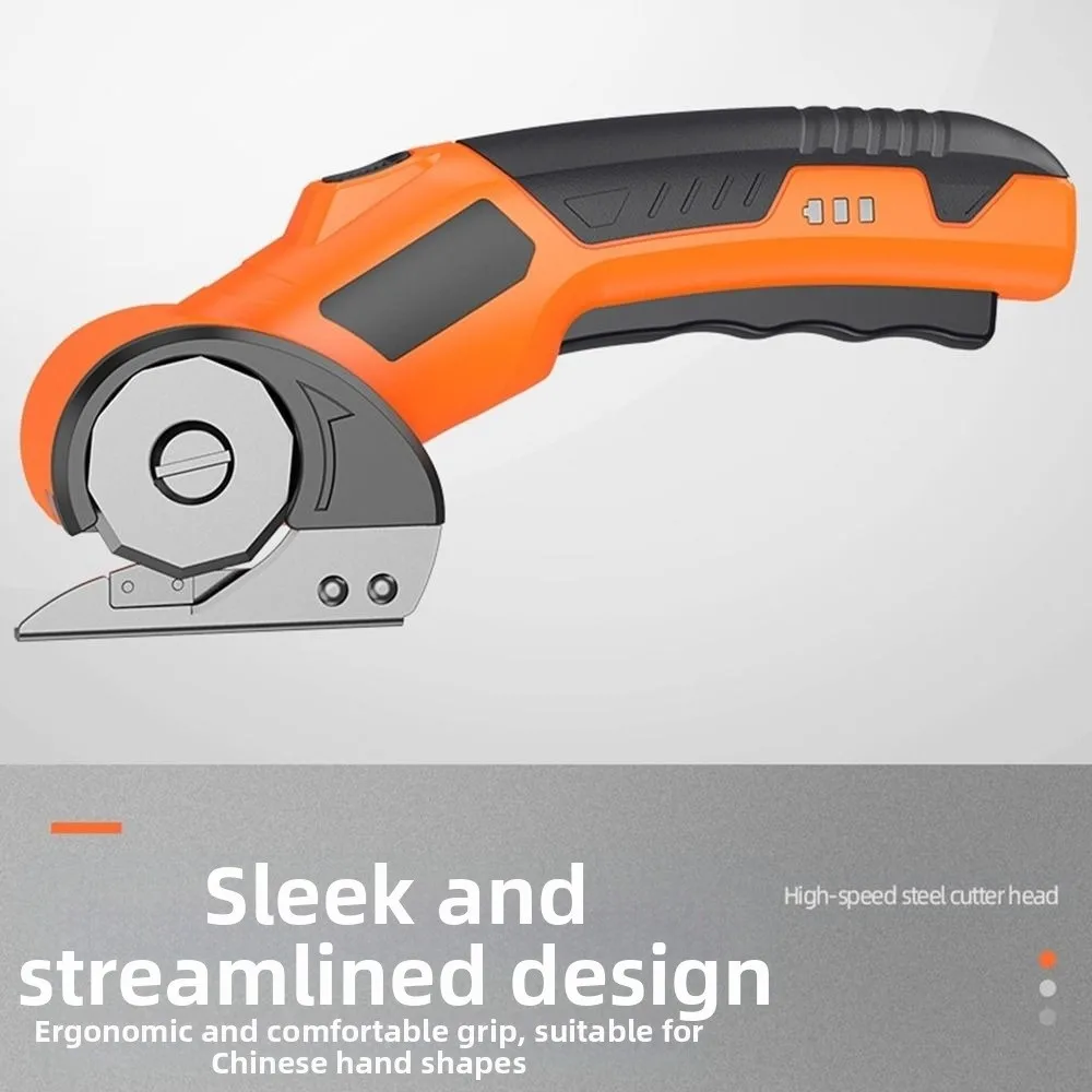 

Safety Lock Electric Shears Fast Cutting Quiet Operation Rotary Scissors Wireless Design Accurate Cutting Cardboard Cutter