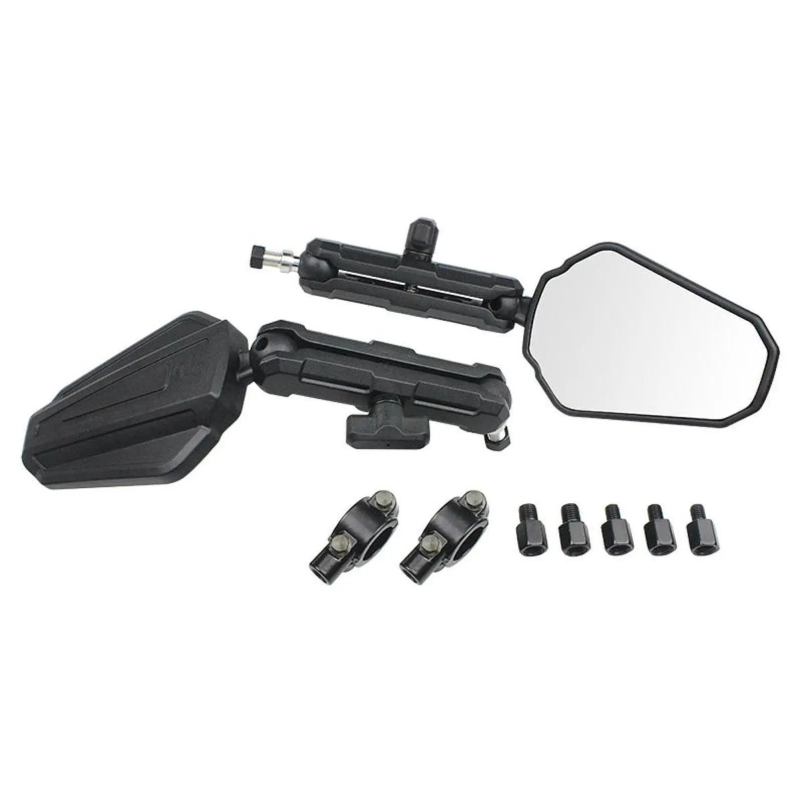 

Motorcycle Rear View Mirror 7/8" Handlebar Mount with 8/10mm Screws for ATV Dirt