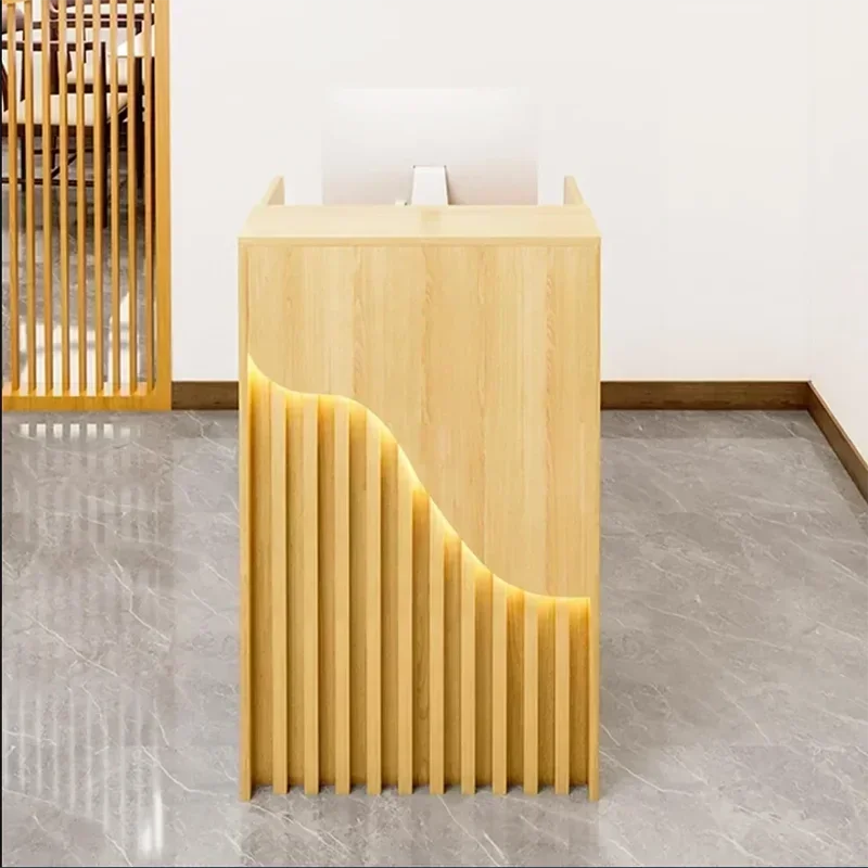 

Versatile Counter Reception Table Restaurant Furniture Aesthetic Beauty Institute Cafe Cash Advanced Desk