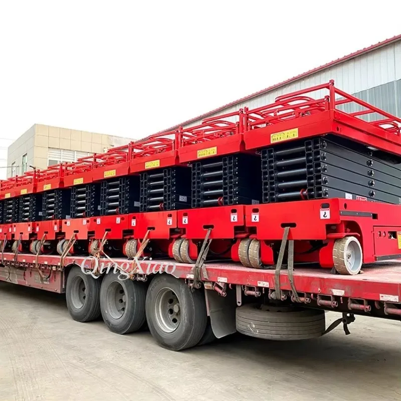 FOB Price Aerial Work Platform Self Propelled Crawler Hydraulic Scissor Lifting Table Track Type Construction Maintenance Using view 3