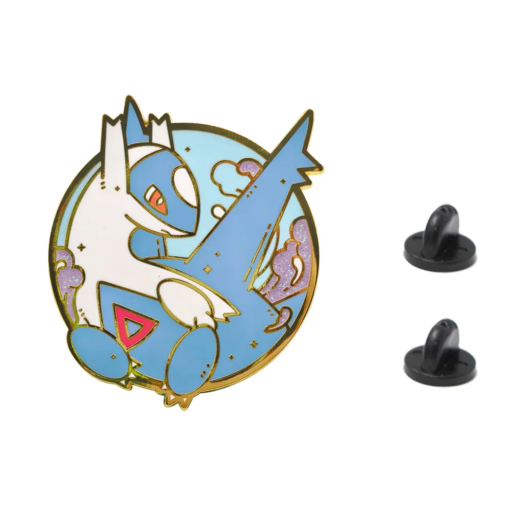 Latias Latios Abzeichen Anime-Legenden-Monster-Pins Spielanhänger Broschen für Taschen, Rucksäcke, Kleidung, Revers, ACG Cosplay, Spielzeug, Geschenk, Dekoration – Detail 7