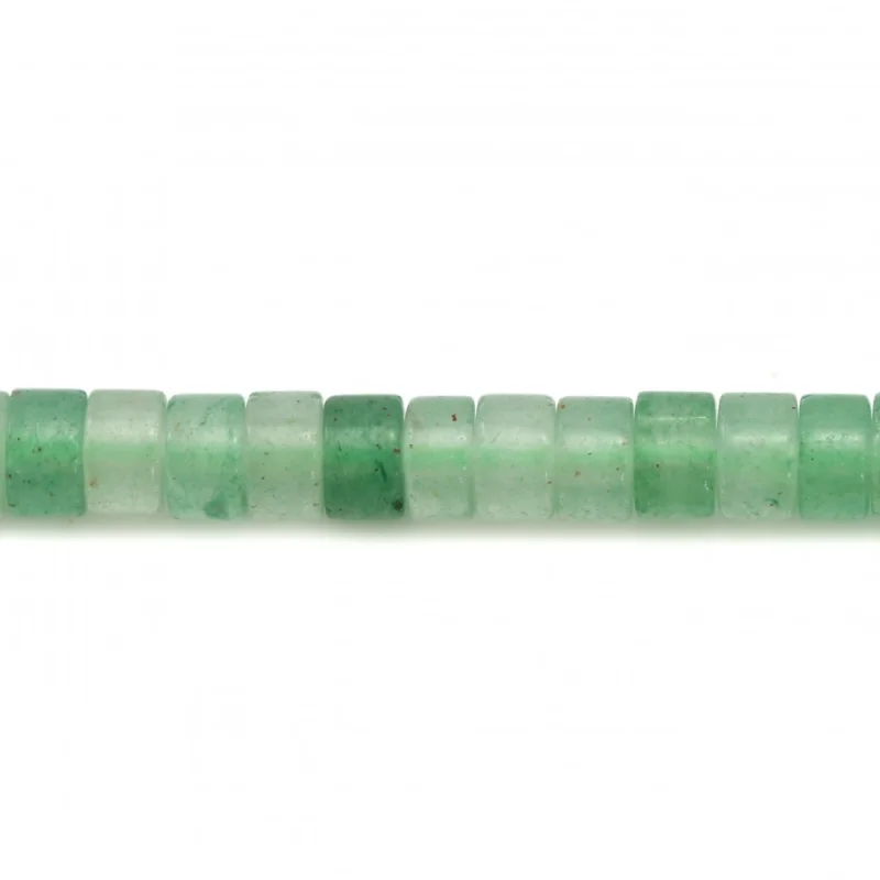 Green Aventurine Beads Strand Heishi 2x4mm Natural Stone For Jewelry Making DIY Craft Earrings Bracelet