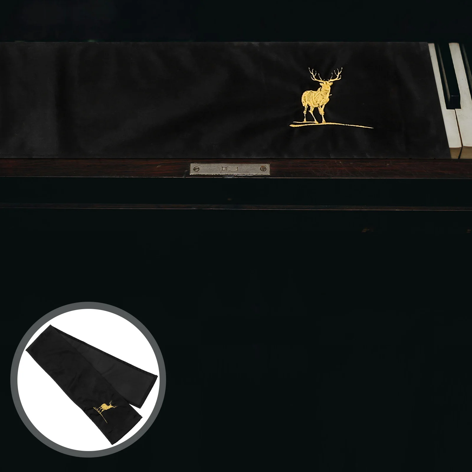 

Thickened Protective Electric Piano Keyboard Cover Durable Fabric Piano Keyboard Protector Waterproof Reusable Convenient