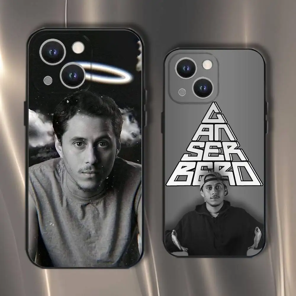 

Чехол для телефона Residente Canserbero Singer для iPhone 16,15,14,13,12,11,Pro,XS,Max,XR,Plus,E,SE4,Mini Black Soft Cover