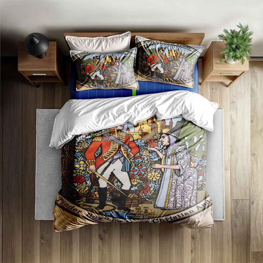

Hans Christian Anderson's The Tinderbox King Queen Double Full Twin Single Size Children Duvet Cover Set