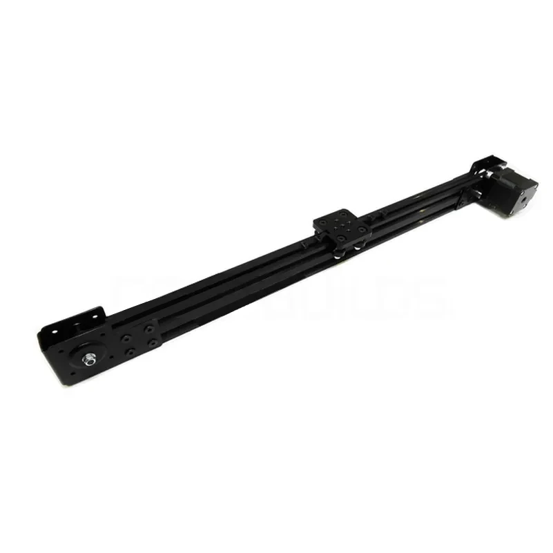 Imagem -02 - Pacote Mini Atuador Linear V-slot Kit de Correia com Motor de Passo Nema 17 Faça Você Mesmo 250 mm 500 mm 1000 mm