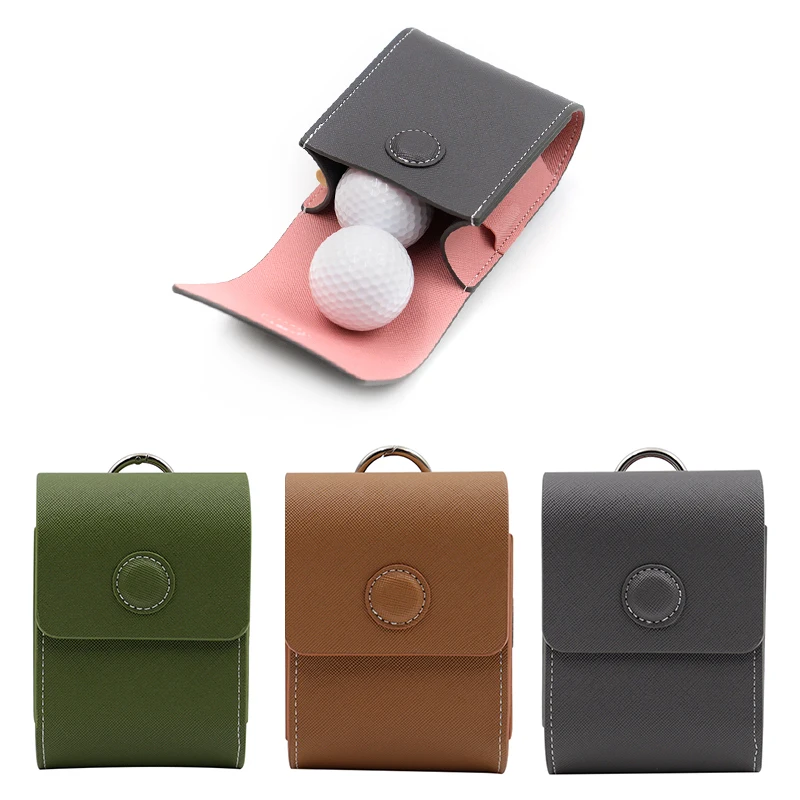 

Universal Golf Rangefinder Leather Pouch Laser Rangefinder Belt Waist Pack Golf Ball Storage Waterproof Protective Case Holder