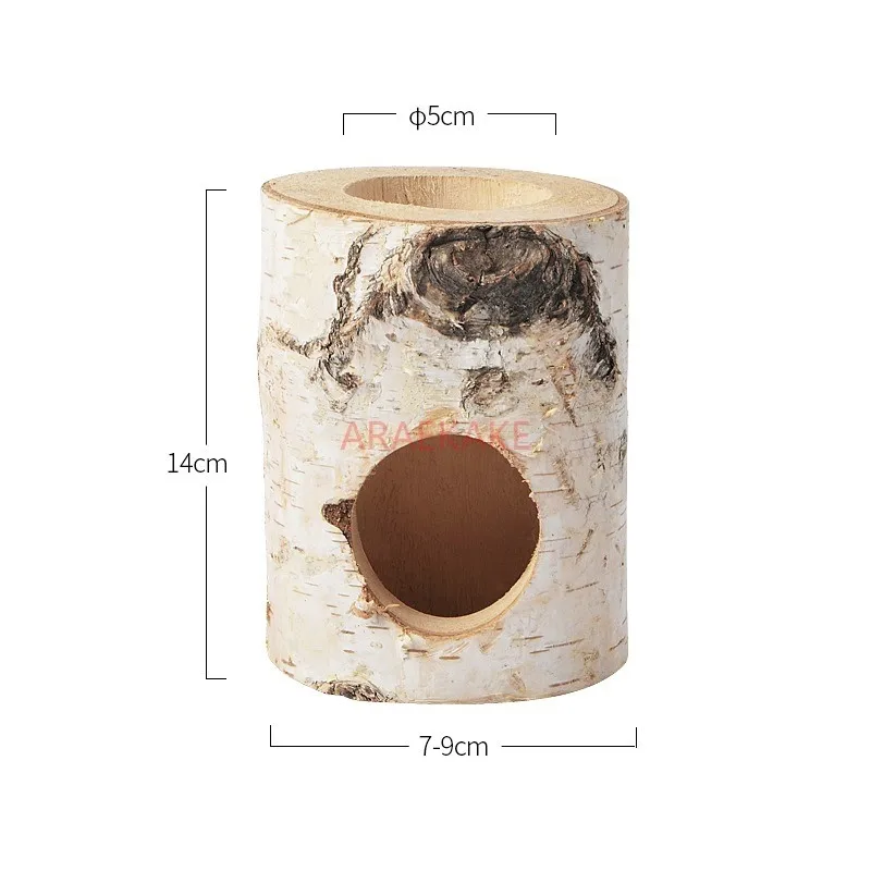 

Crawling Pets in Natural Birch Tree Cave to Avoid Cave Crawler Box Landscape Branch Lizard Guardian Palace Snake Tree Root Decor