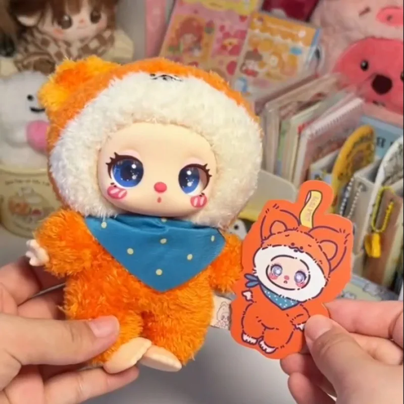 

Baby three-year-old plush joint movable lucky cat 2nd generation liila'szoo tide play gift box cute cartoon fashion blind box.