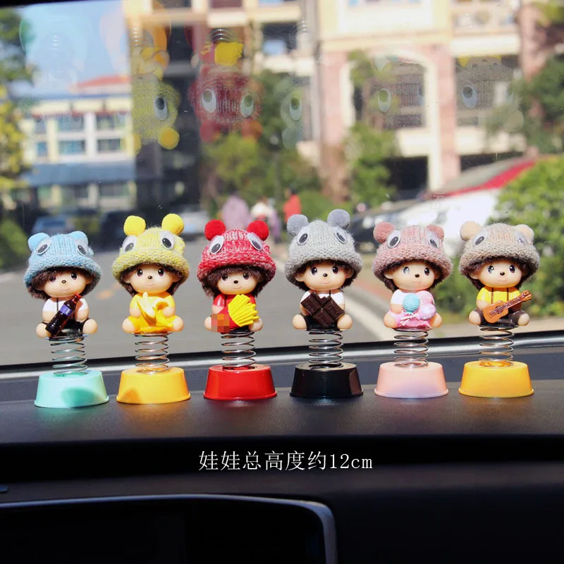 

for Monkiki automotive accessories accessories inside the center console shaking head accessories cartoon cute decoration car su