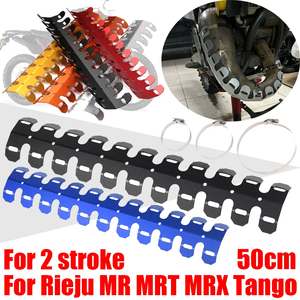 

Exhaust Heat Shield Muffler Pipe Protector Cover For Rieju MR 80 200 250 300 MR250 MR300 Six Days MRT MRX Tango 50 Accessories