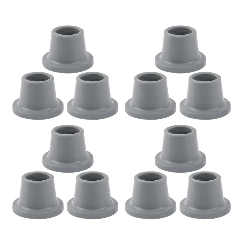 

16Pcs Non-Slip Shower Chair Replacement Rubber Feet Heavy Duty Bath Seat Stool Tips for Stable Safety Support Bench