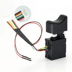 Electric Drill Speed Switch For Dayi 2106/161/169 Brushless Electric Wrench Accessories Speed  Regulation Drill Switch 12V24V