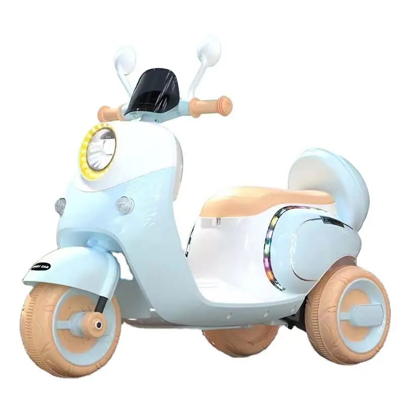 

Kids Electric 3 Wheels Motorcycle Toy Car Mini Motorcycle Tricycle Ride on Motorcycle Toy Car for Kids 2-8 Years Old