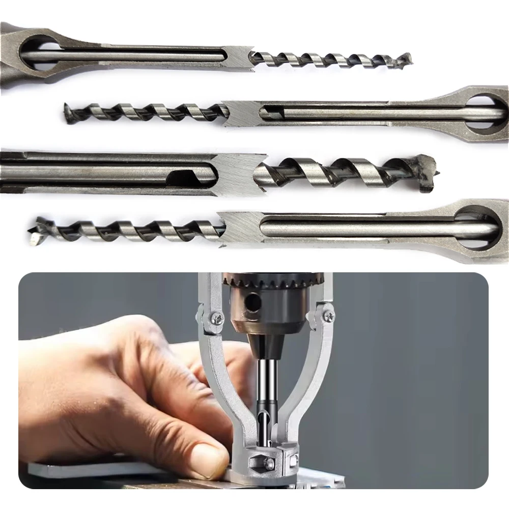 Square Hole Drill Bit Adapter for Woodworking