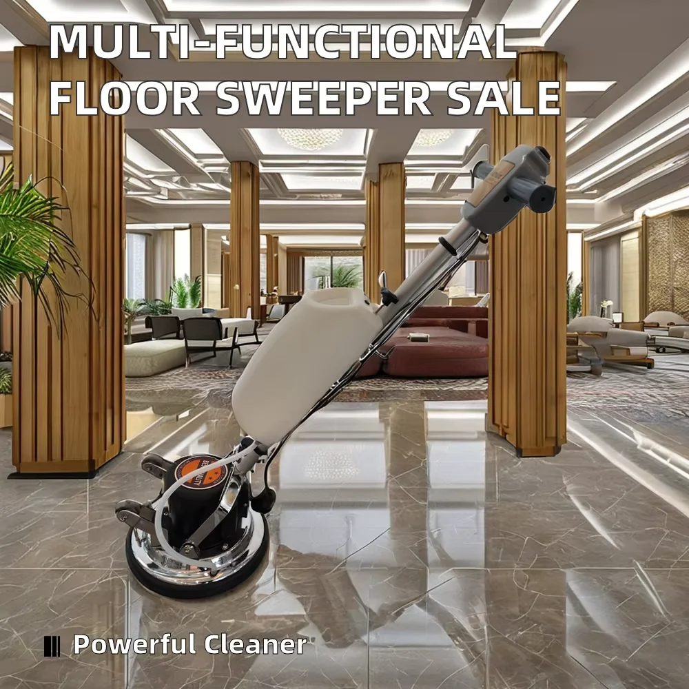 رائجة البيع الكهربائية متعددة الوظائف فندق السجاد مكنسة أرضية جديدة المشي خلف تلميع آلة التنظيف البلاستيك البناء