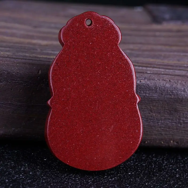 Cinnabar Ruyi Gourd Fushou Ankang Pendant！