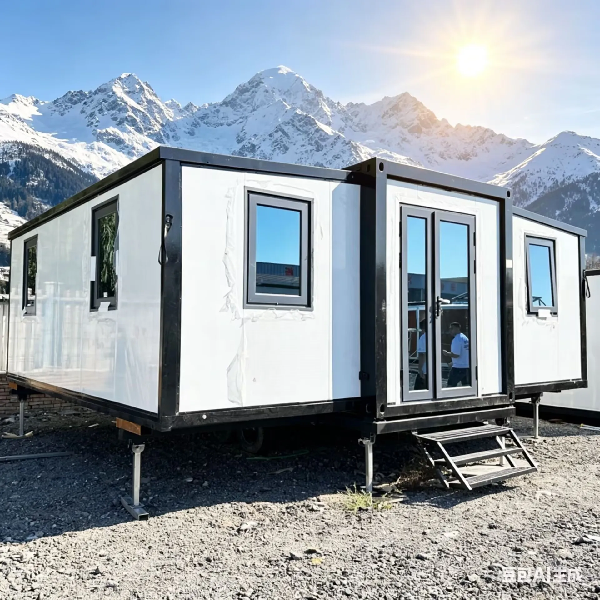 20ft & 40ft Expandable Modern Container House with Kitchen Application Prefabricated Mobile Home