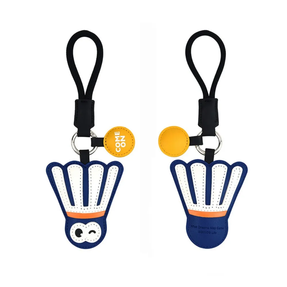 

Wrist Strap Table Tennis Leather Pendant Hand-sewn Anti-lost Ping Pong Racket Pendants Trinket Girl Heart
