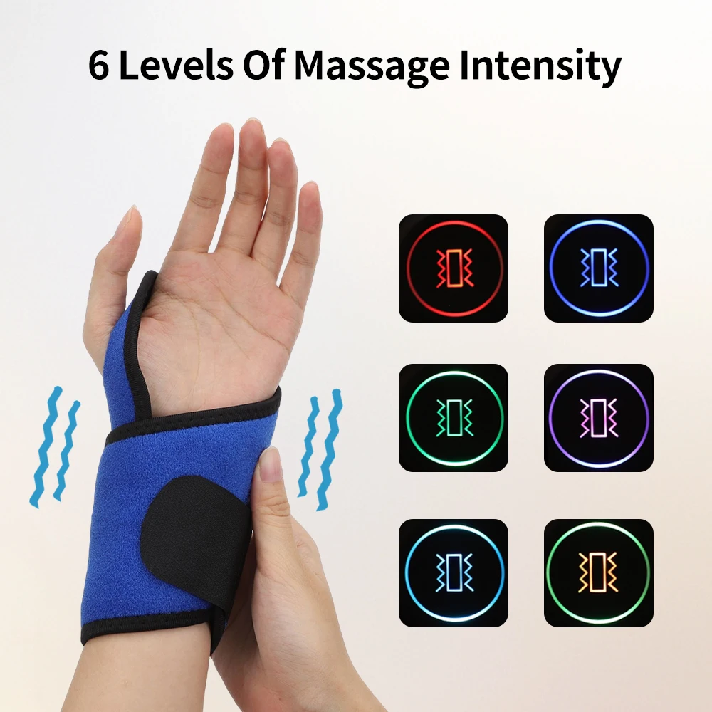 Electrically Heated Wrist Support sleeve Adjustable Wrist guard Breathable Strap Sports and Hand Joint Protection Tool 