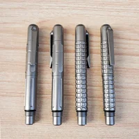 Mini bolígrafo táctico EDC de aleación de titanio con escritura comercial, herramientas EDC portátiles multifuncionales para exteriores