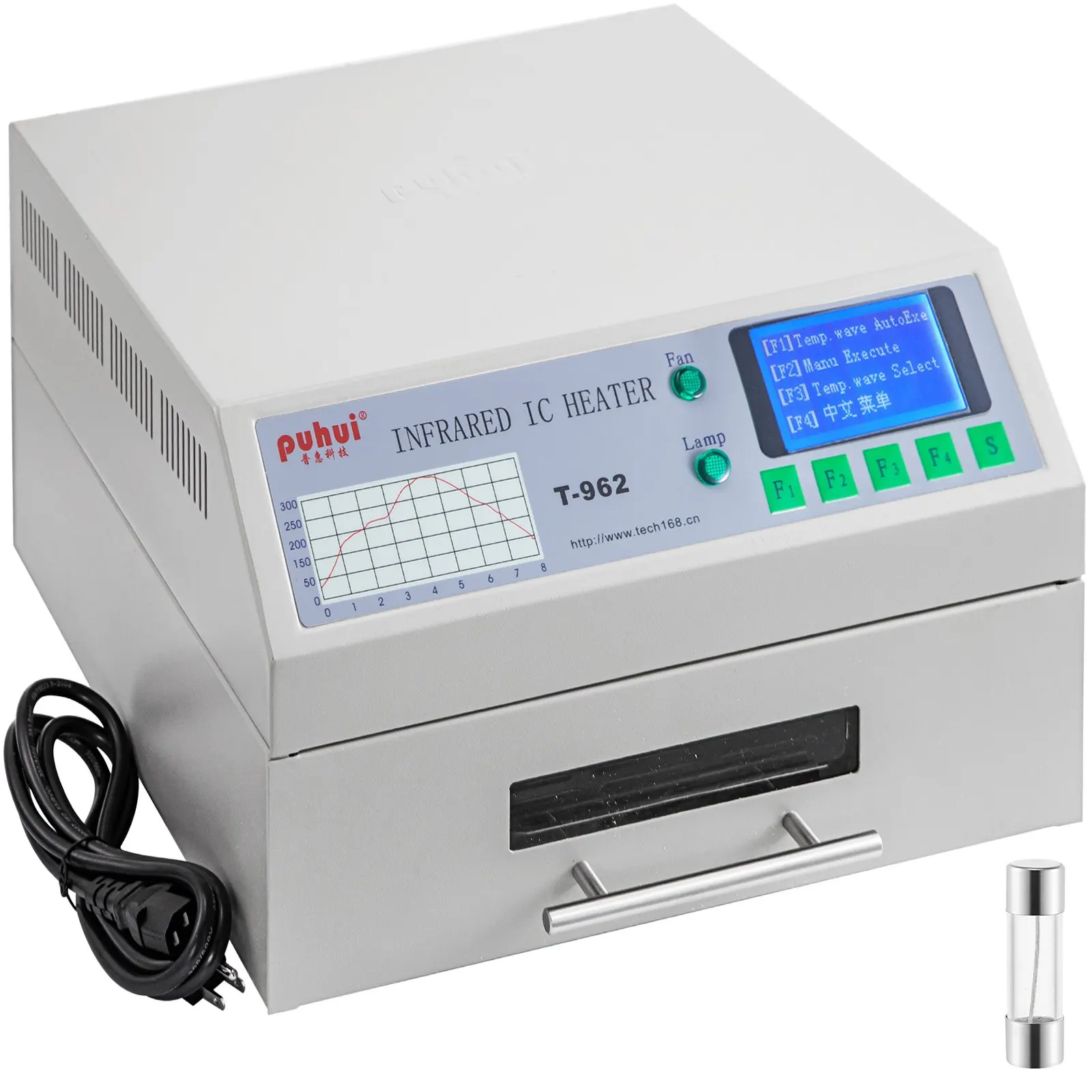 

T962 Desktop Reflow Oven Soldering Machine 800W Infrared IC Heater Solder PCB Board BGA SMD SMT Rework Station