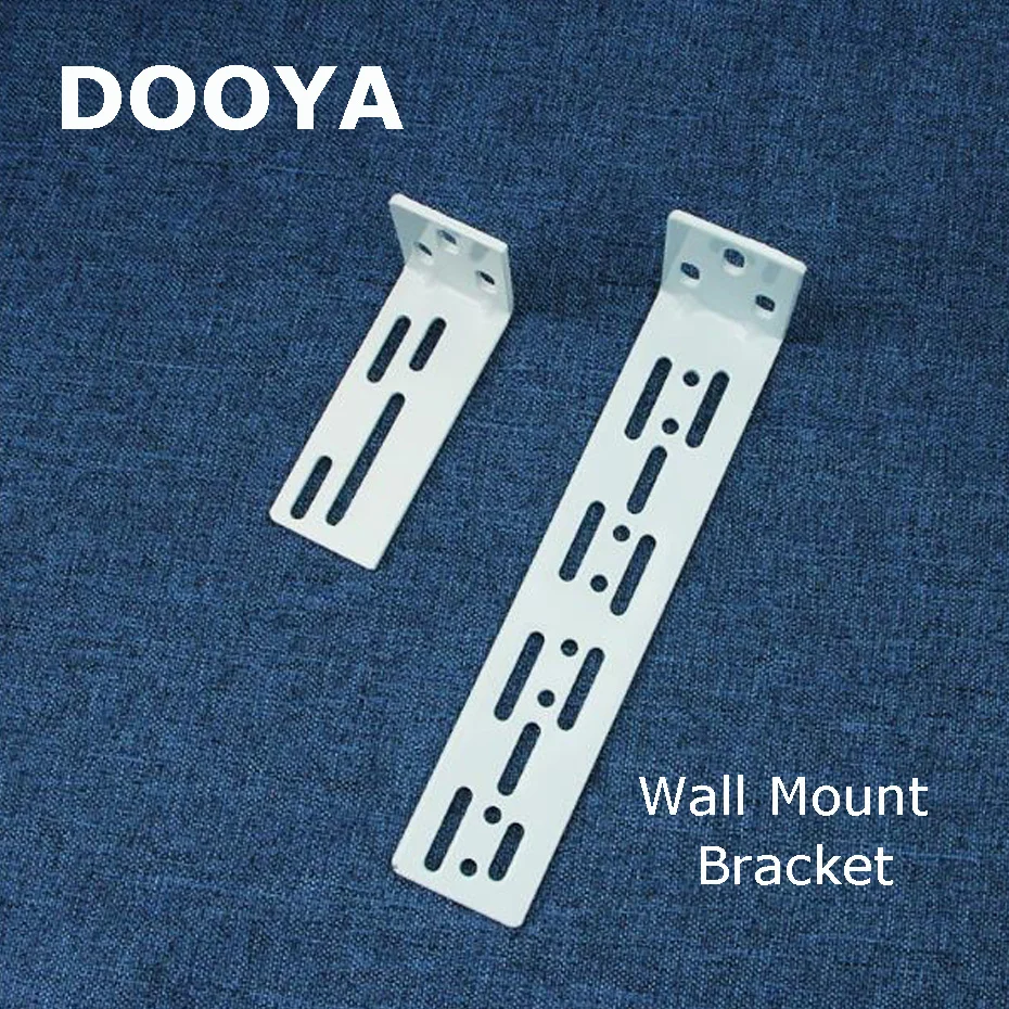 Dooya Wall Mount Bracket for Electronic Automatic Curtain Track Pole, Single/double Track Bracket for Curtain Rails Window Rod