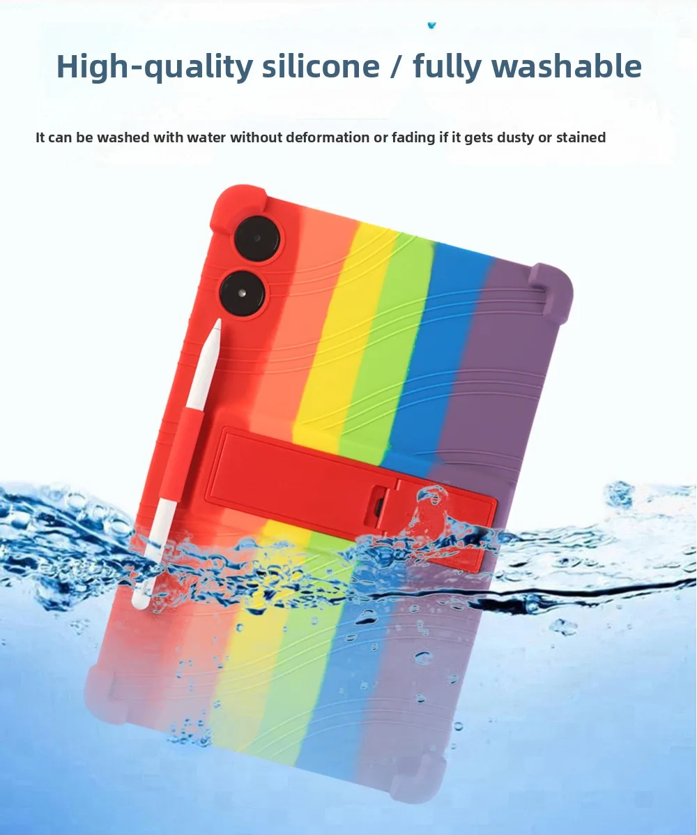 Stoßfeste TPU-Hülle für Redmi Pad Pro 12.1 2024, Vollständiger Schutz mit Ständer, in Mehreren Farben – Detail 9