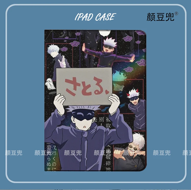 

Jujutsu Kaisen Anime Satoru Gojo For Galaxy Tab S7 FE 11 in 2021 S6 Case SM-T220/T225 Tri-fold stand Cover Galaxy tab s6 lite